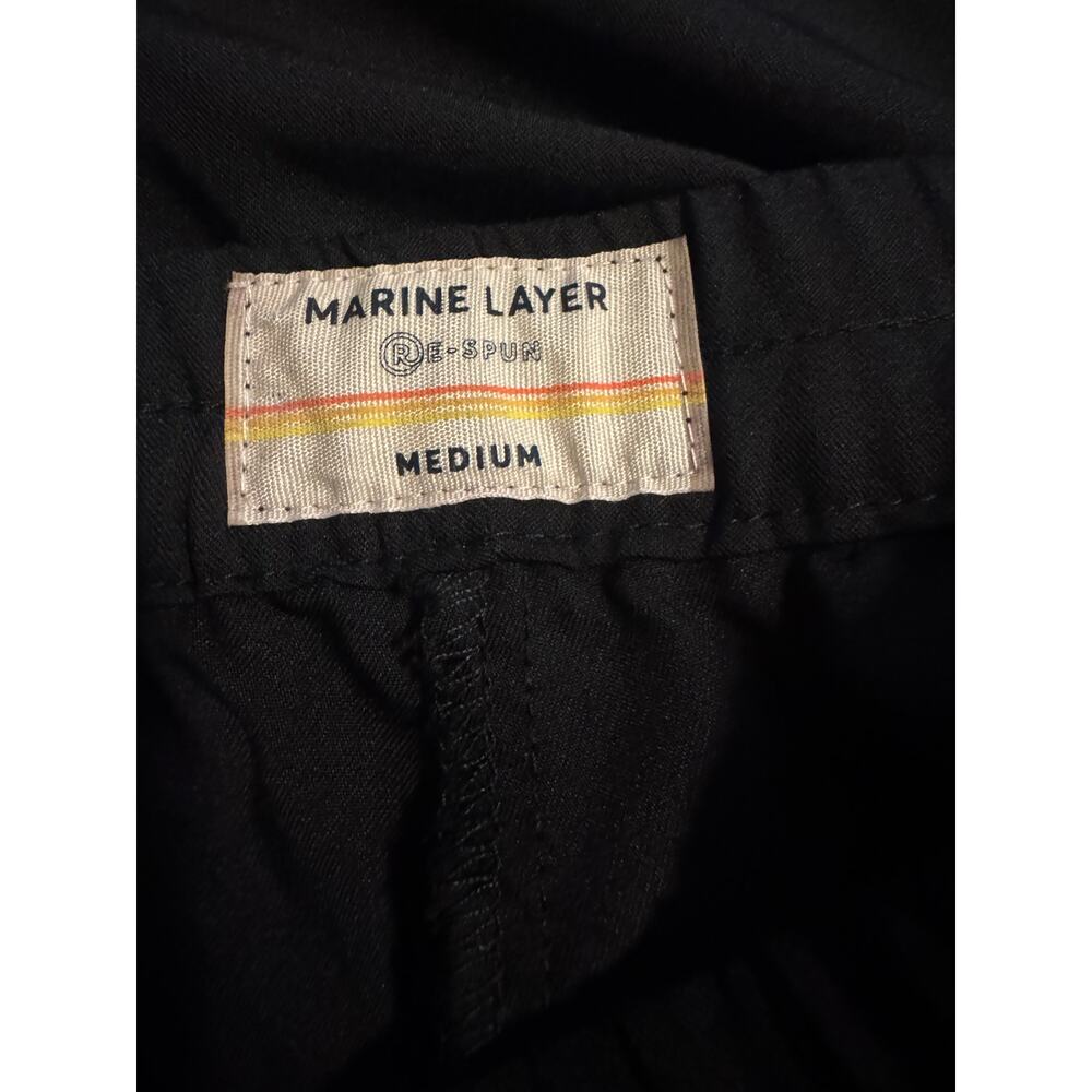 Black Elastic-Waist Women's Pants - Picture 5 of 7
